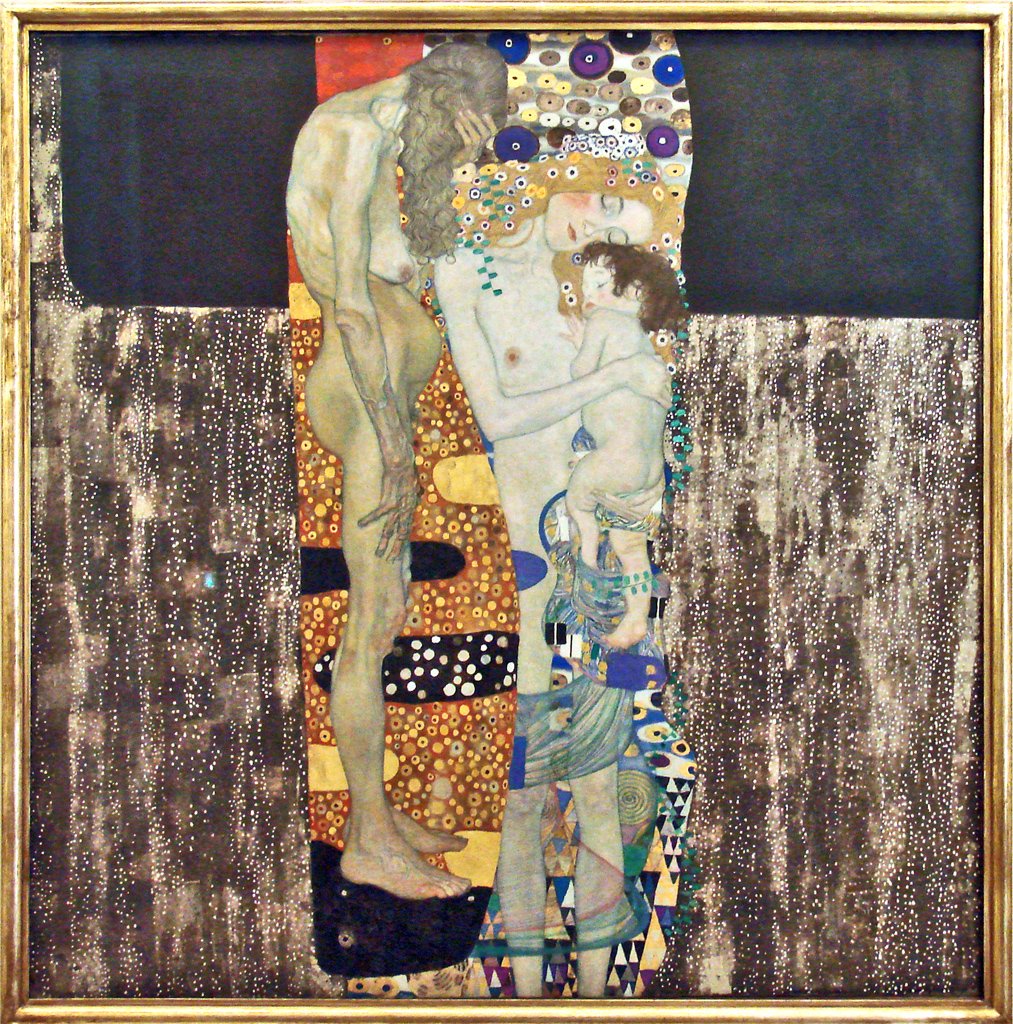 The Three Ages (Le tre età) by Gustav Klimt