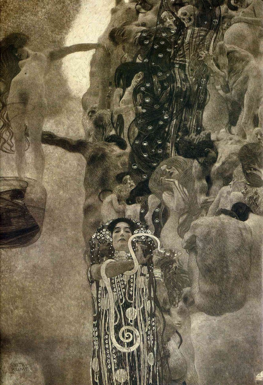 Medicine (final state) by Gustav Klimt