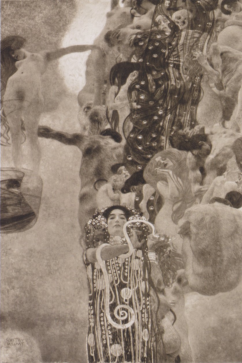 Medicine 1901-1907 by Gustav Klimt