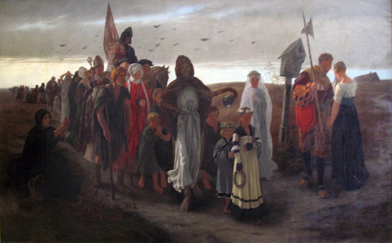 Procession of Death by Gustav Adolph Spangenberg