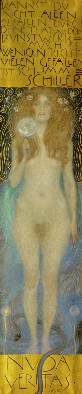 Nude Veritas by Gustav Klimt