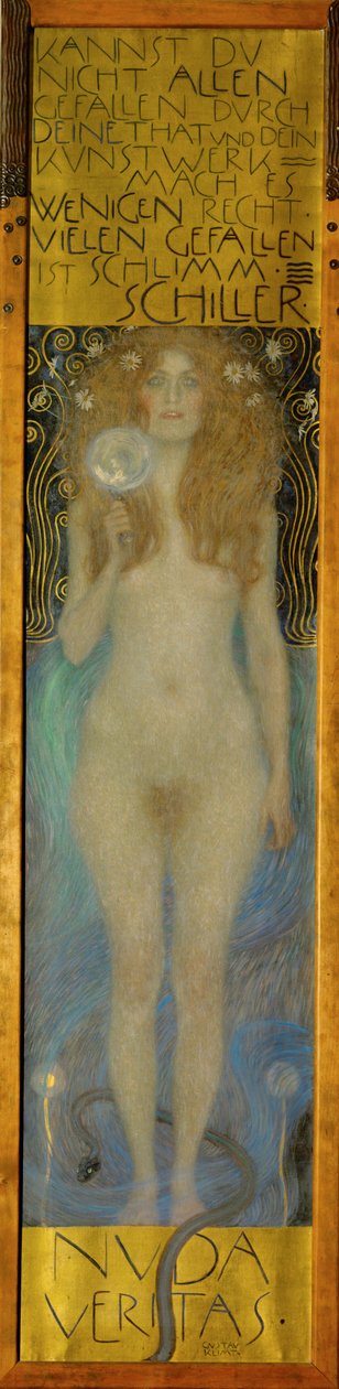 Nude Veritas by Gustav Klimt