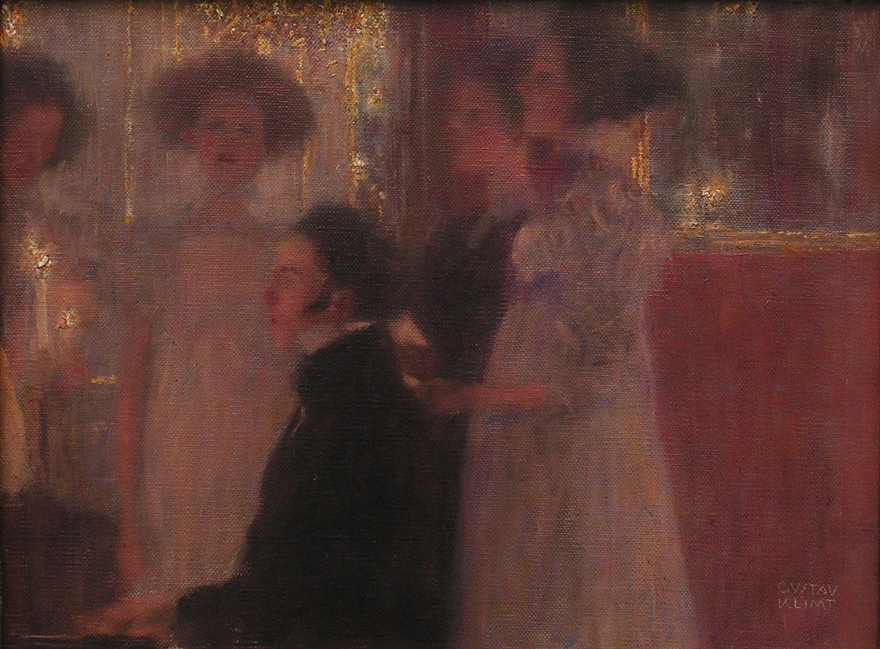 Schubert at the piano Sketch, 1896 by Gustav Klimt