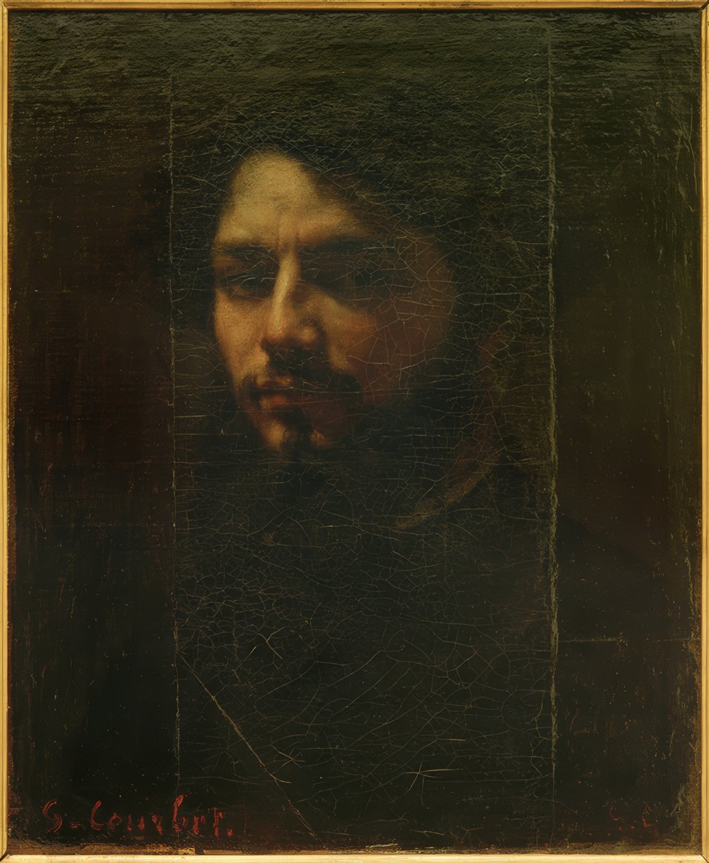 Self-Portrait by Gustave Courbet