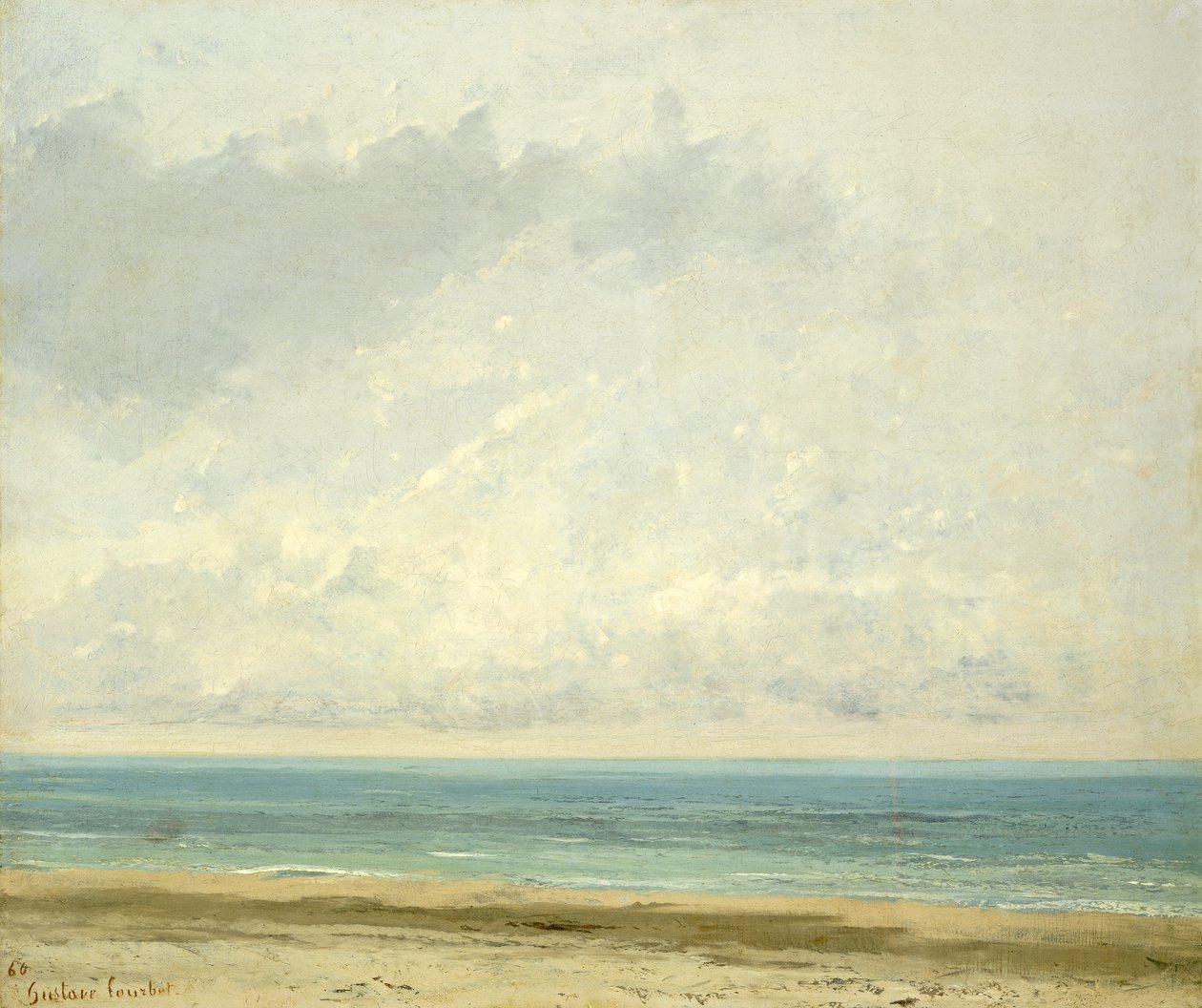 Calm Sea, 1866 by Gustave Courbet