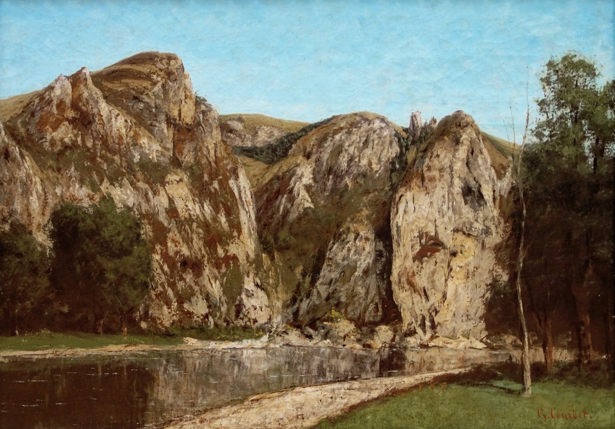 The Meuse at Freyr by Gustave Courbet