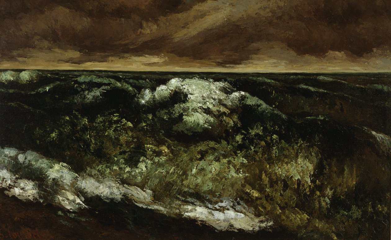 The Wave by Gustave Courbet