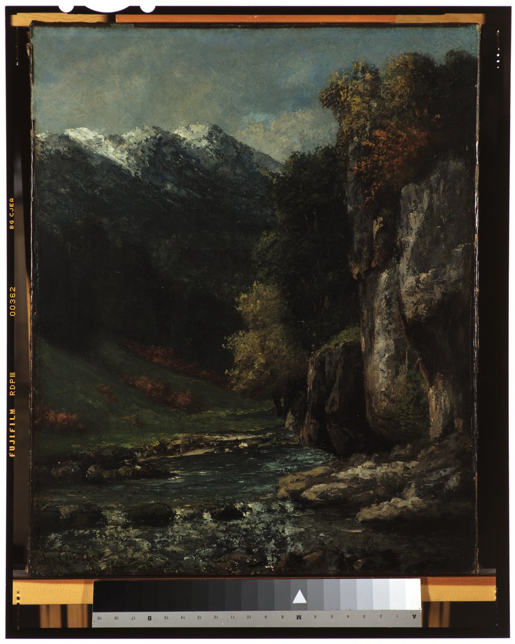 Landscape by Gustave Courbet