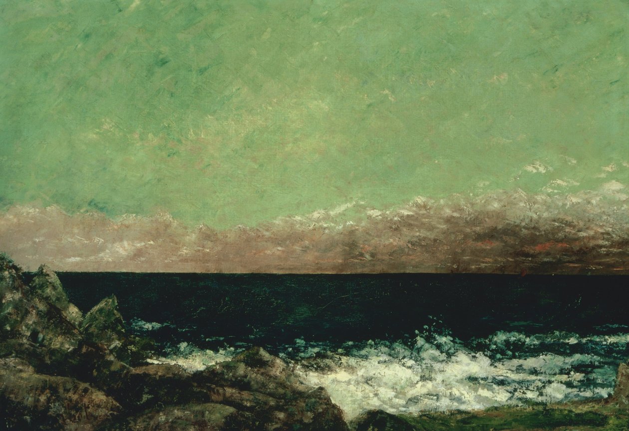 The Mediterranean by Gustave Courbet