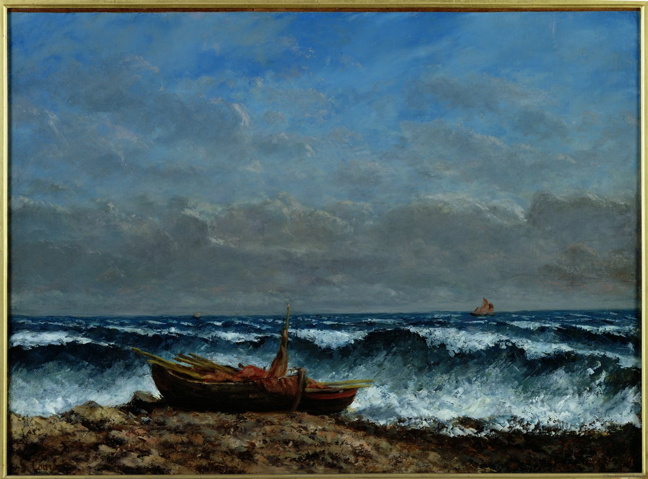 The Stormy Sea or, The Wave by Gustave Courbet