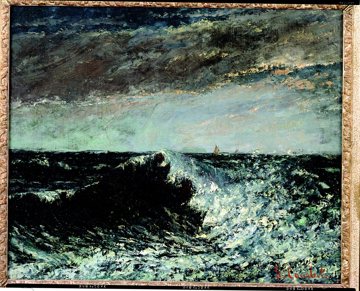 The Wave by Gustave Courbet