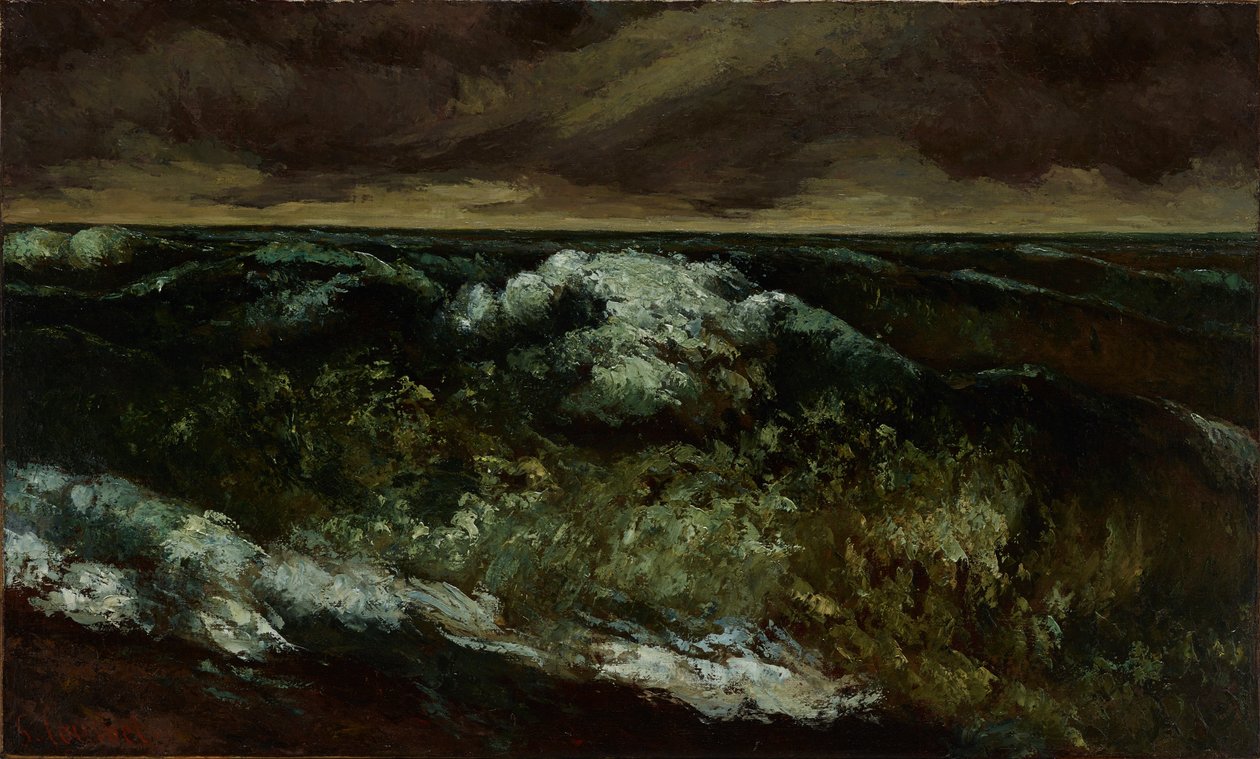 The Wave by Gustave Courbet