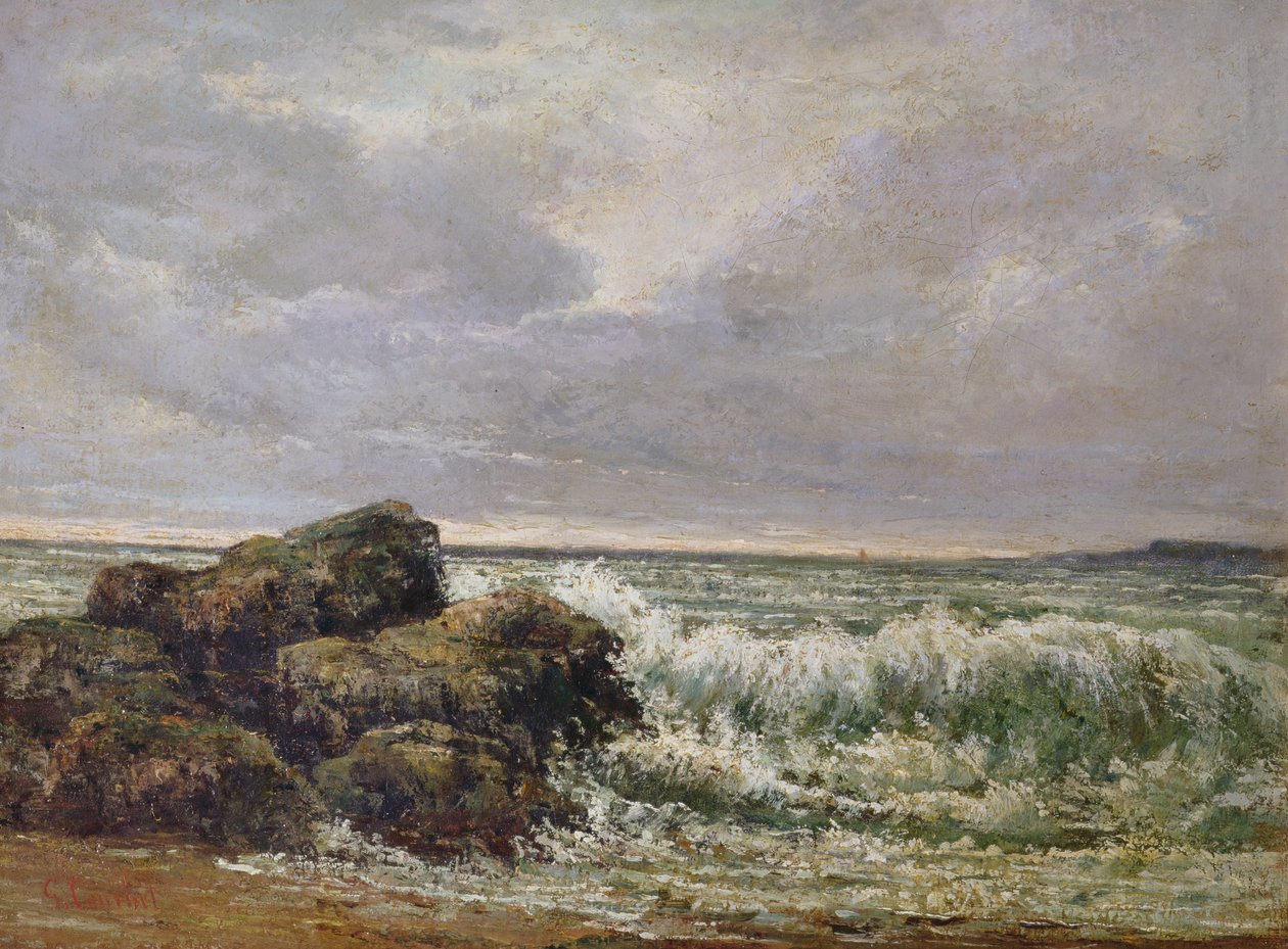 The Wave, 1869 by Gustave Courbet
