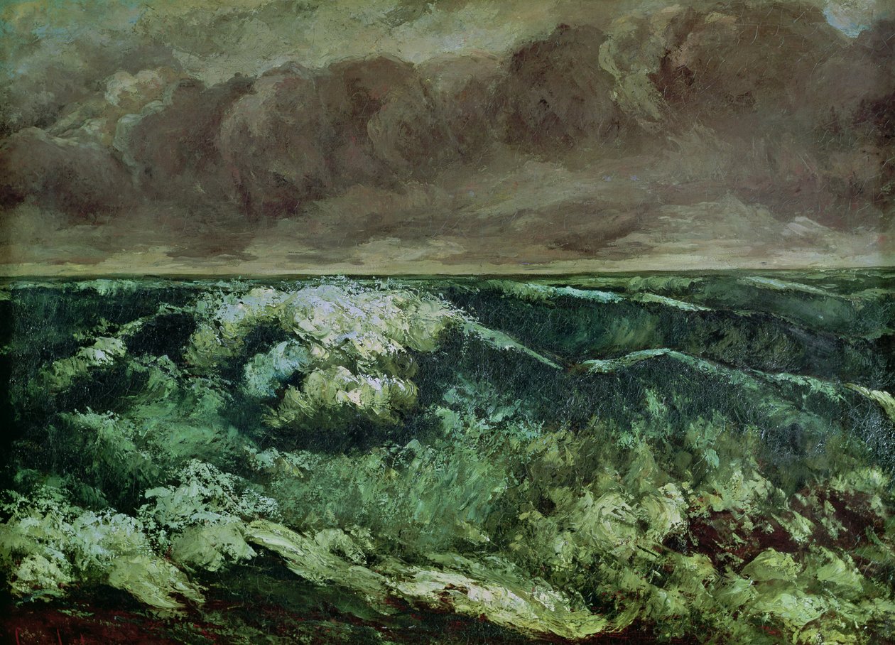 The Wave by Gustave Courbet