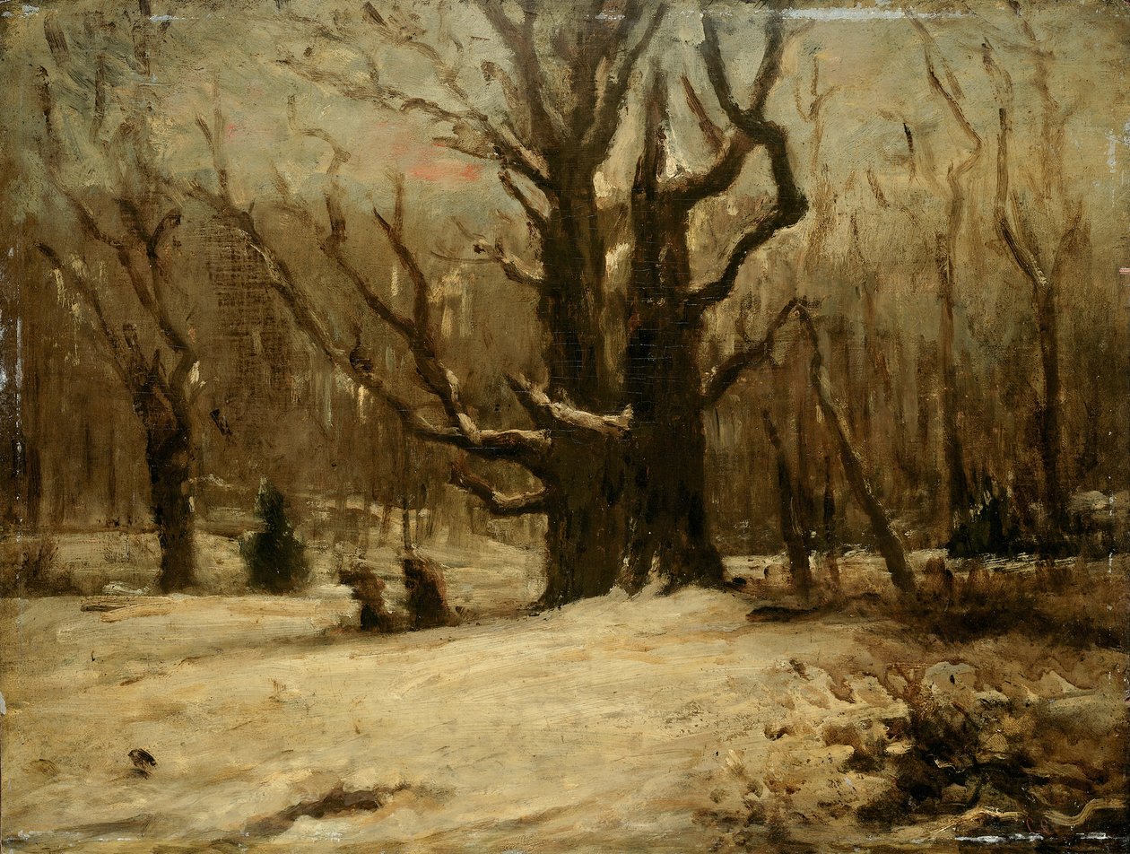 Winter Landscape by Gustave Courbet