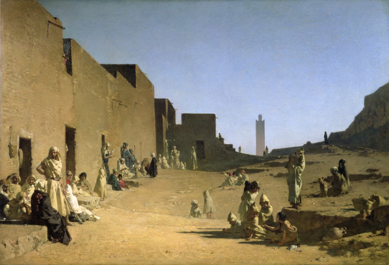 Laghouat in the Algerian Sahara, 1879 by Gustave Guillaumet