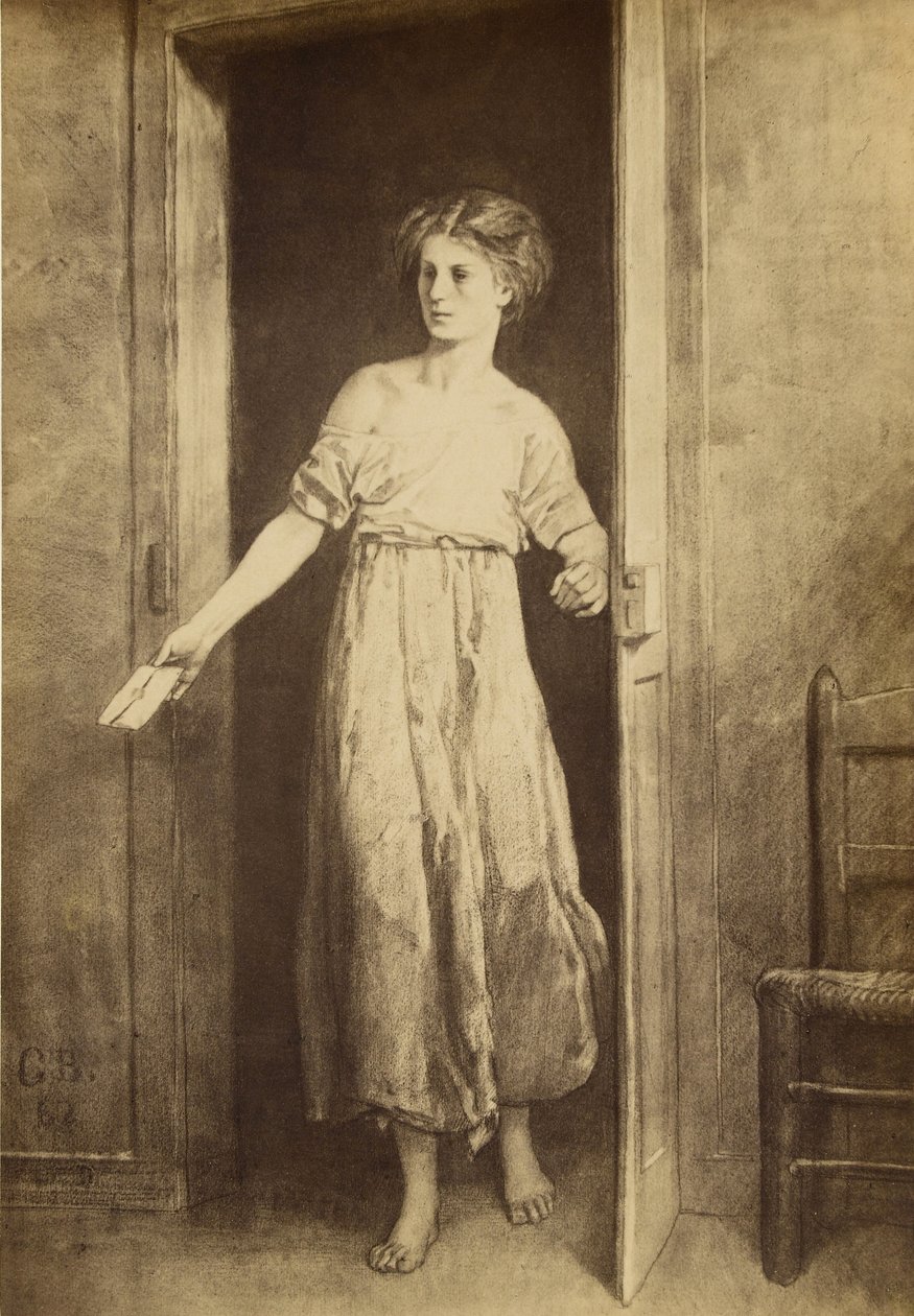 Éponine by Gustave Brion