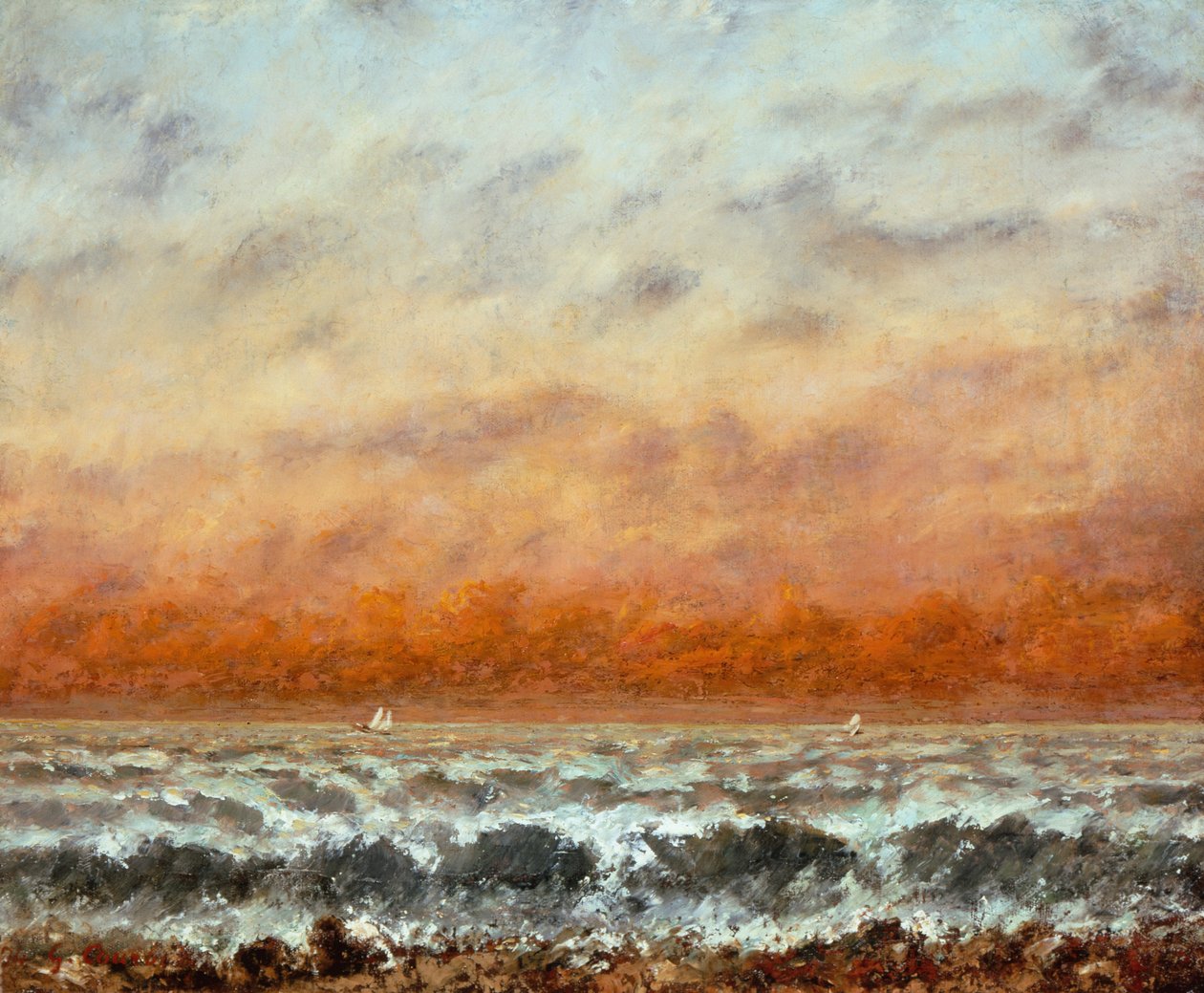Marine by Gustave Courbet