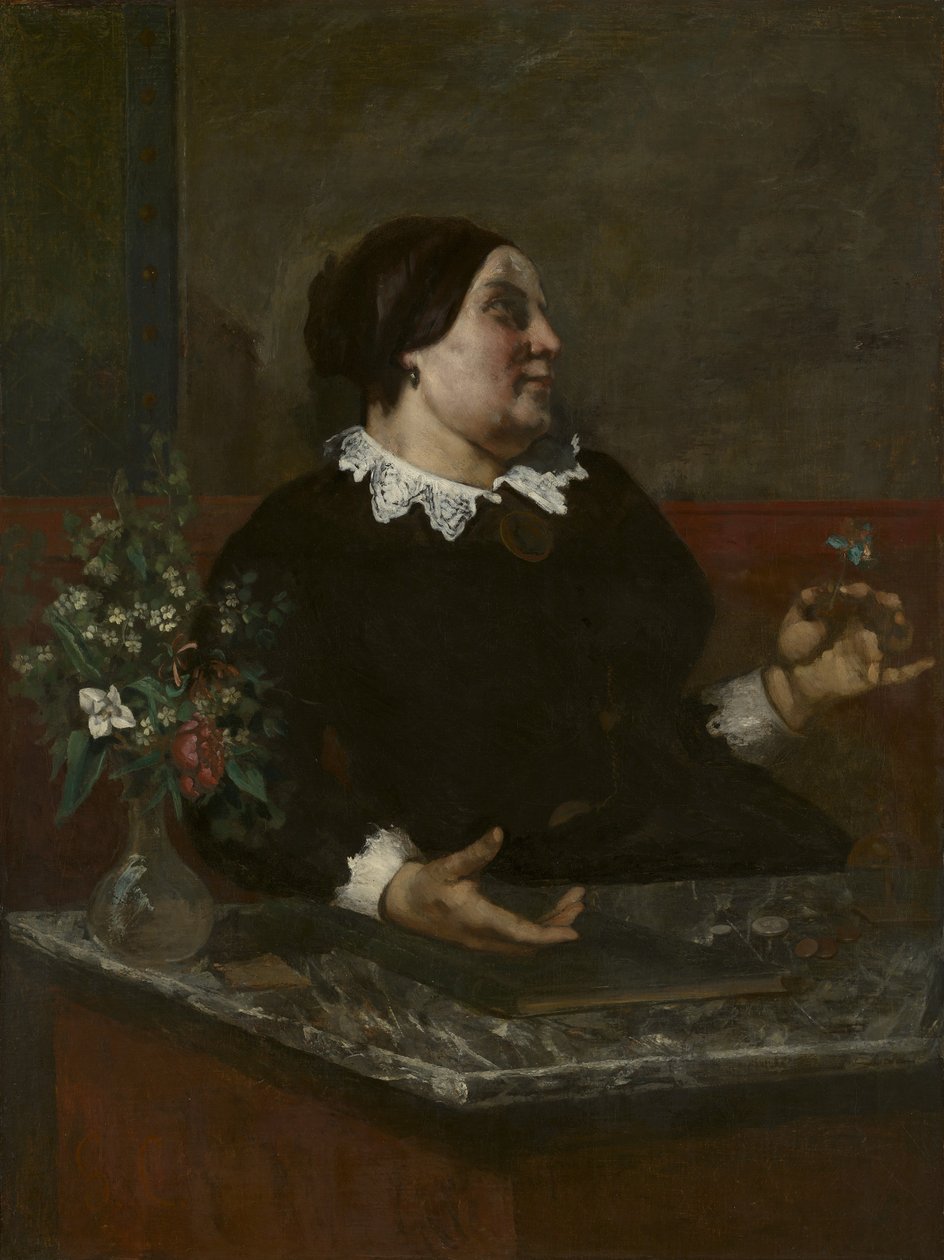 Mother Grégoire by Gustave Courbet