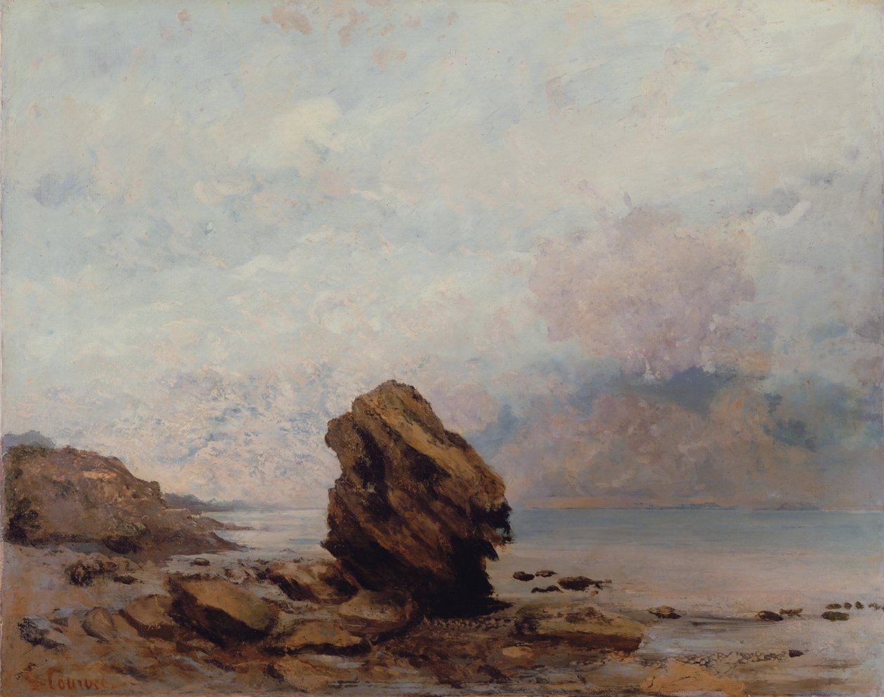 The Isolated Rock, c.1862 by Gustave Courbet