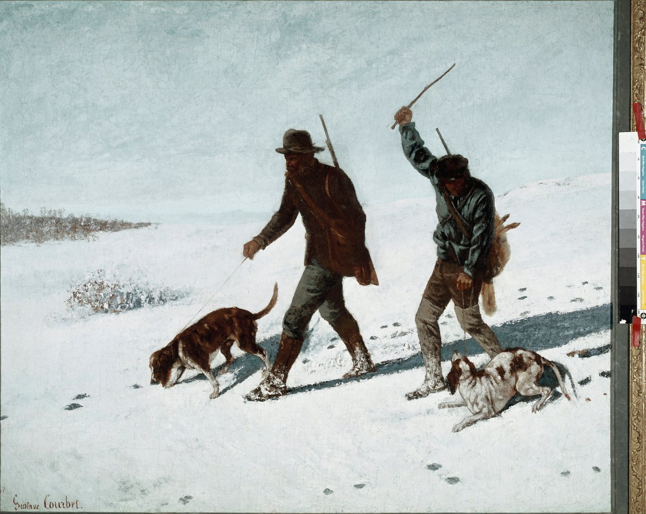 The Poachers by Gustave Courbet