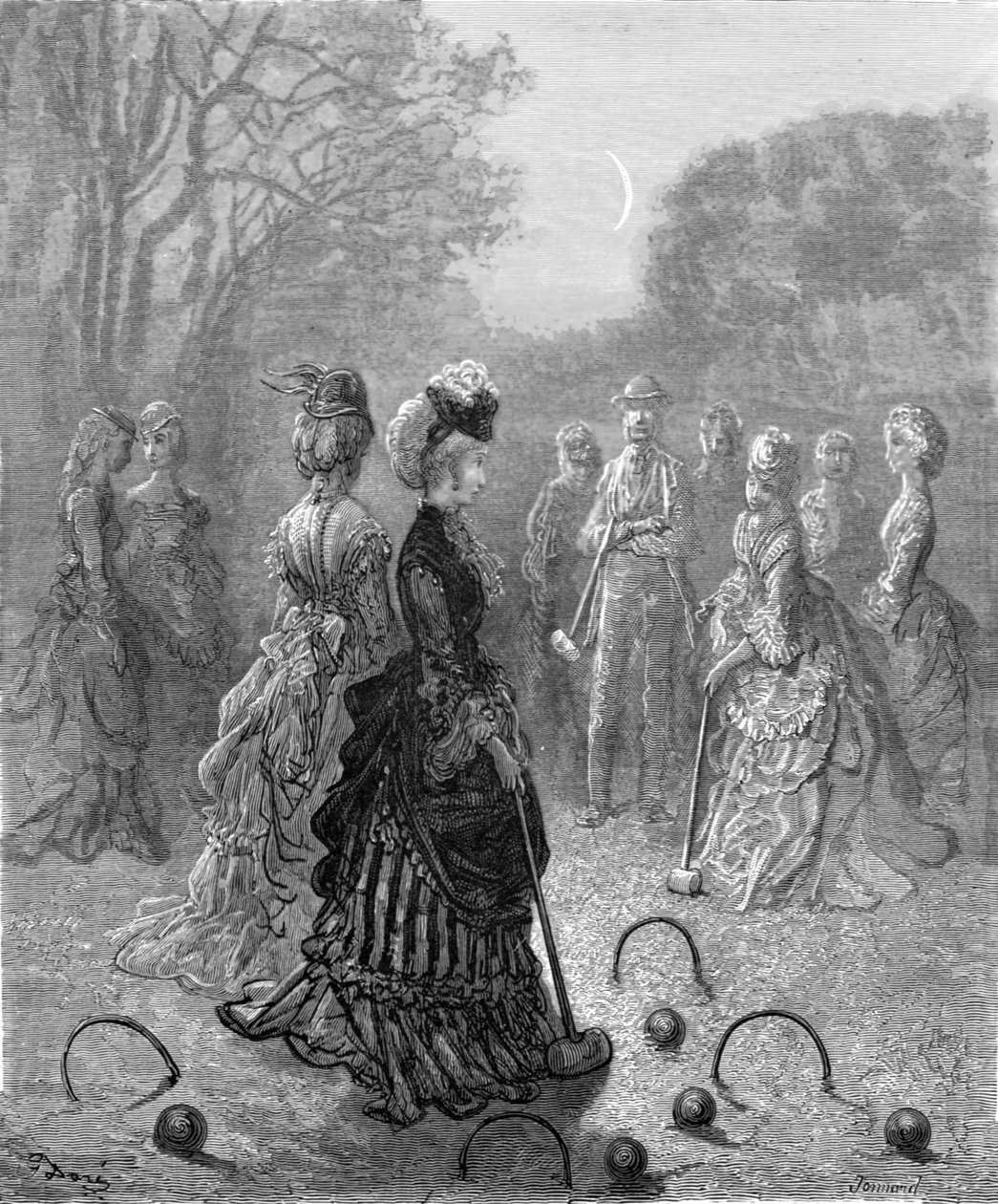 Croquet by Gustave Dore