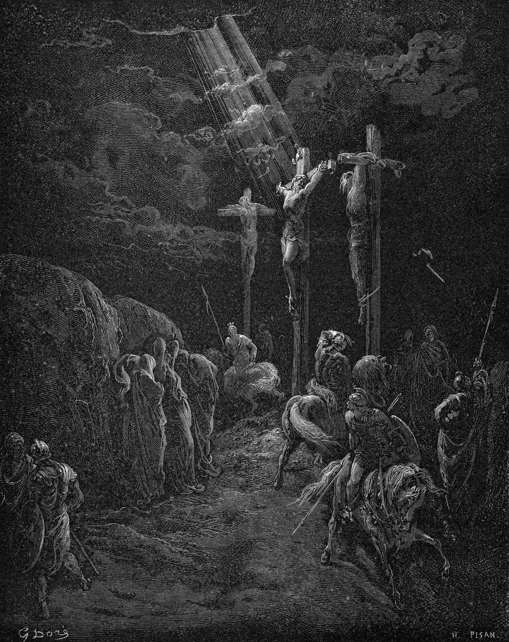 Crucifixion of Jesus by Gustave Dore