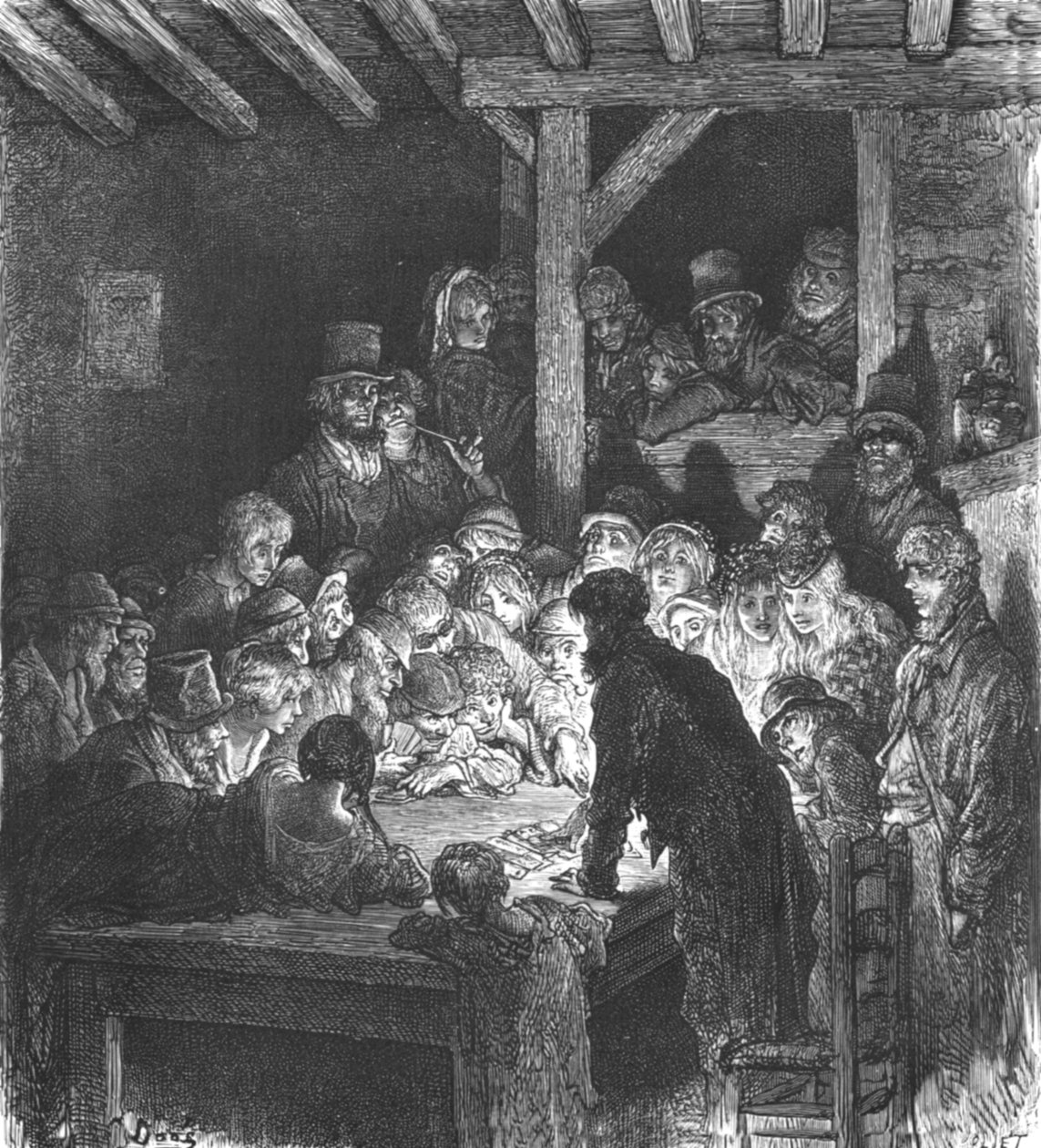 Thieves Gambling by Gustave Dore