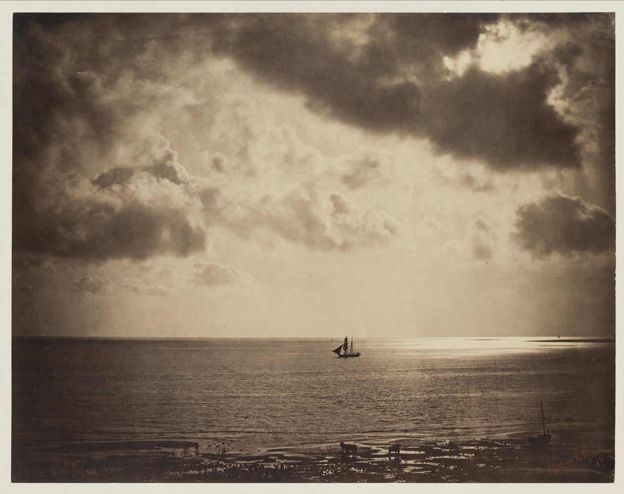Brig on the Water by Gustave Le Gray