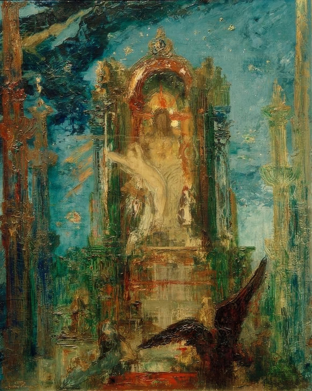 Jupiter and Semele by Gustave Moreau