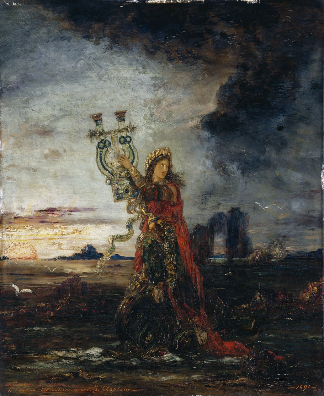 Arion, 1891 by Gustave Moreau