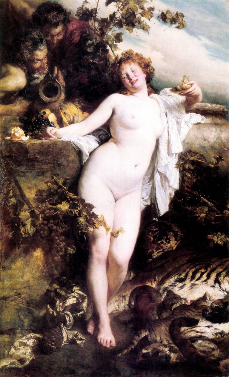 Bacchant by Gyula Benczúr