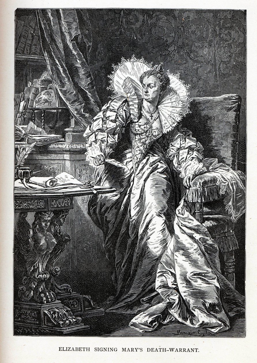 Elizabeth signing Mary