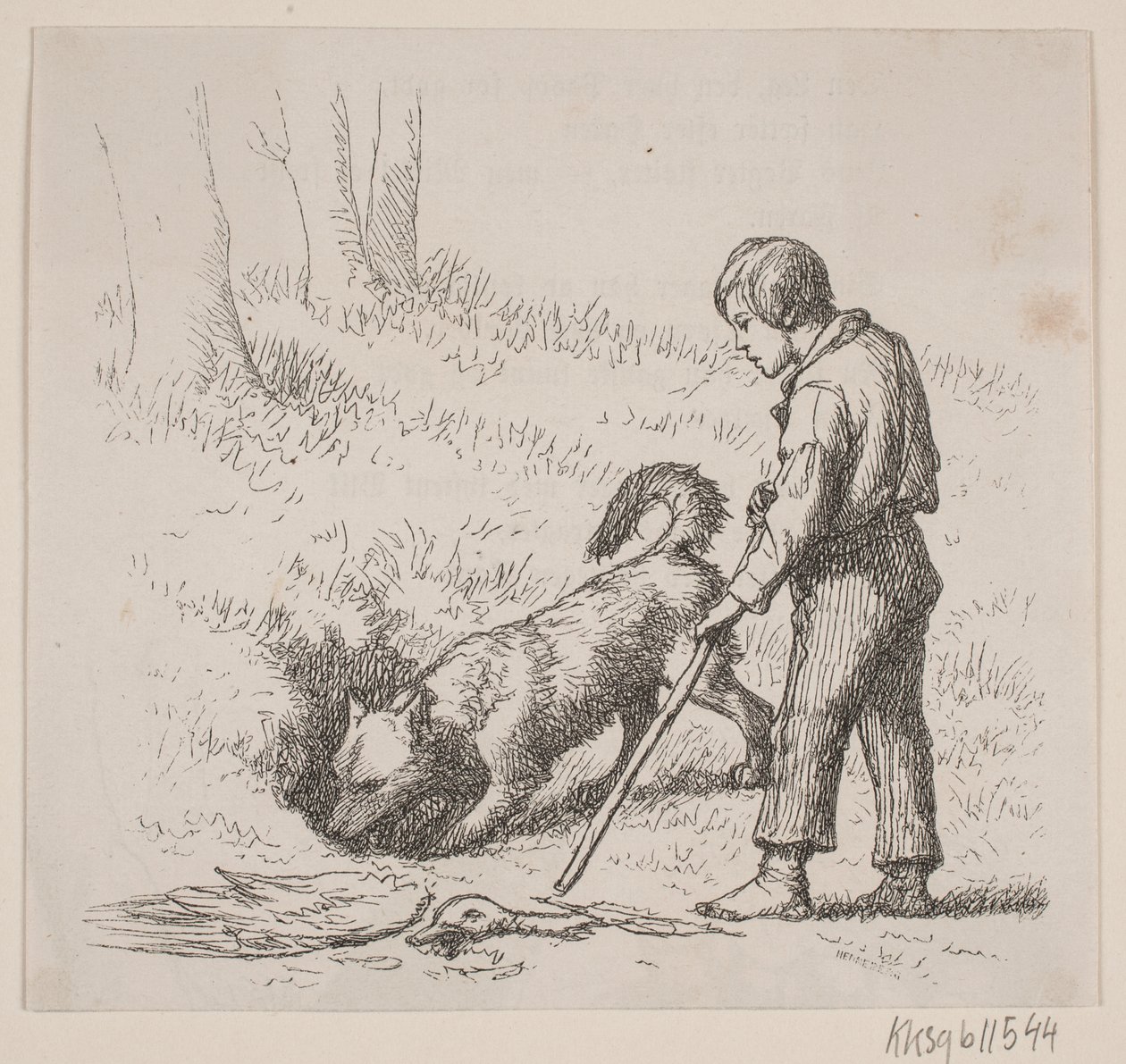 Illustration for: "Mr. Mikkel" by H. C. Henneberg