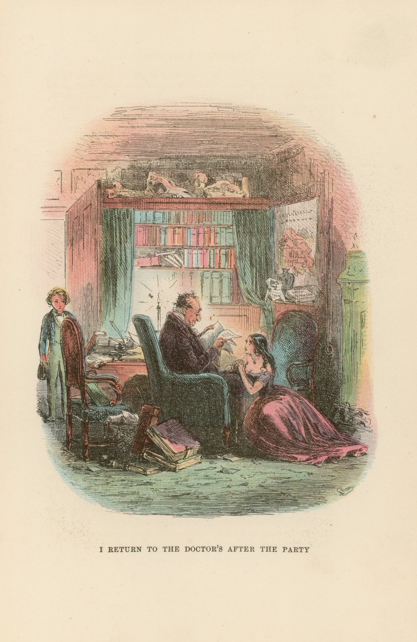 Illustration for David Copperfield by Hablot Knight Browne