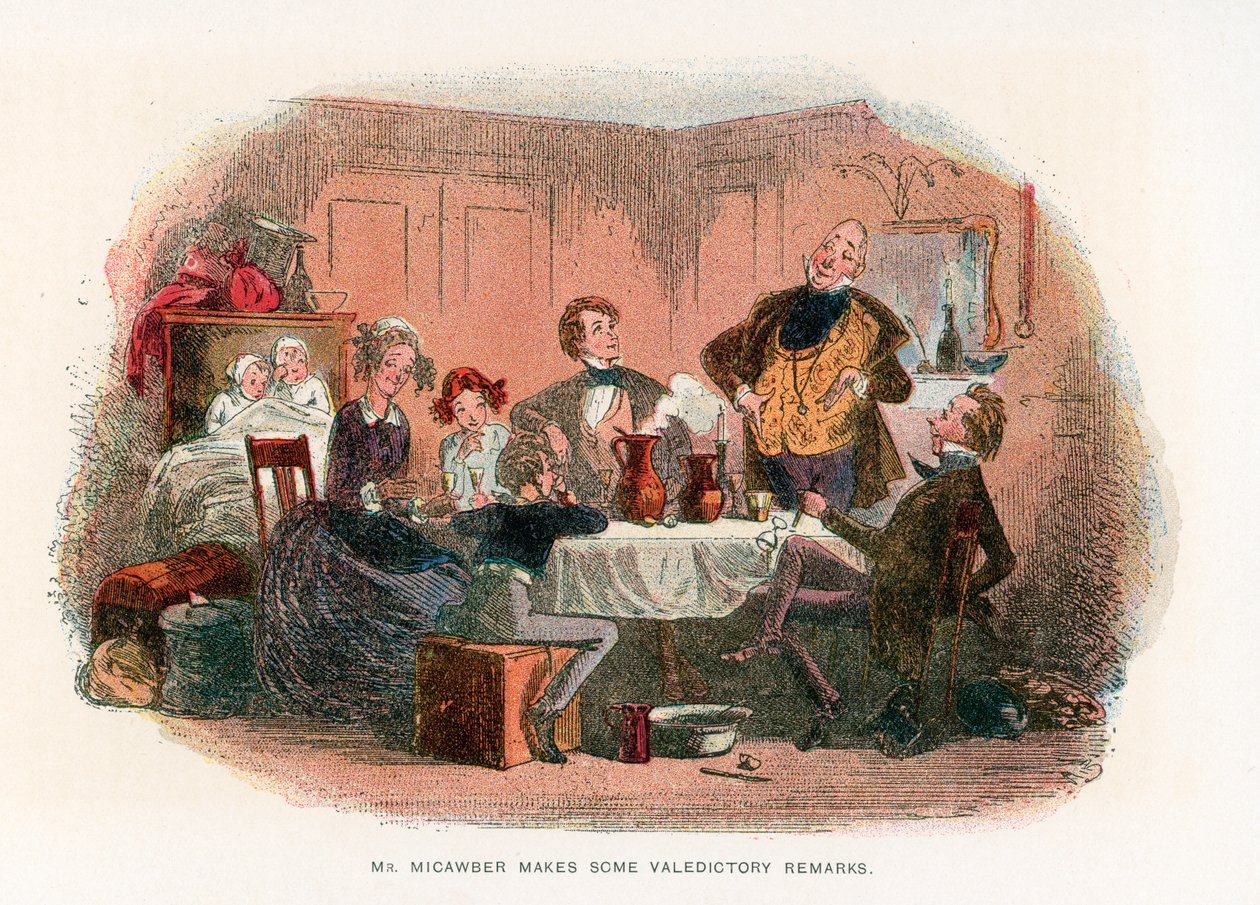 Illustration for David Copperfield by Hablot Knight Browne