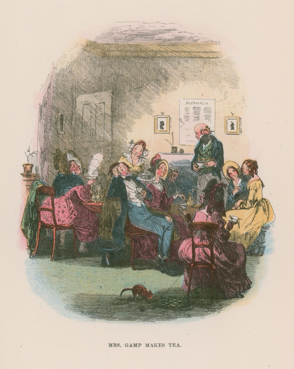 Illustration for Martin Chuzzlewit by Hablot Knight Browne