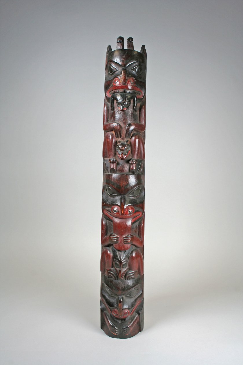 Totem Pole Model by Haida