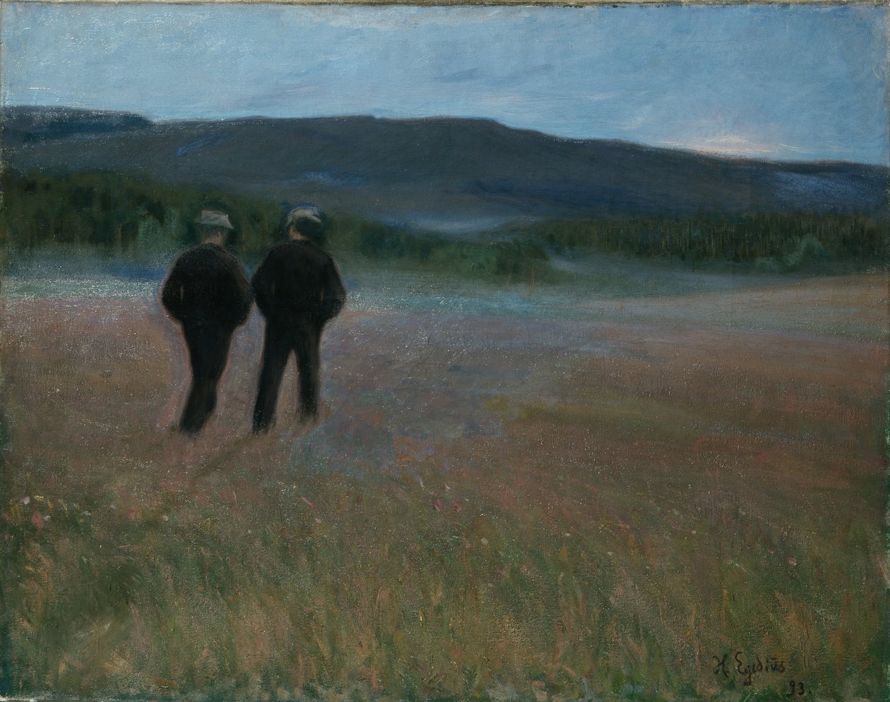 Saturday Evening by Halfdan Egedius