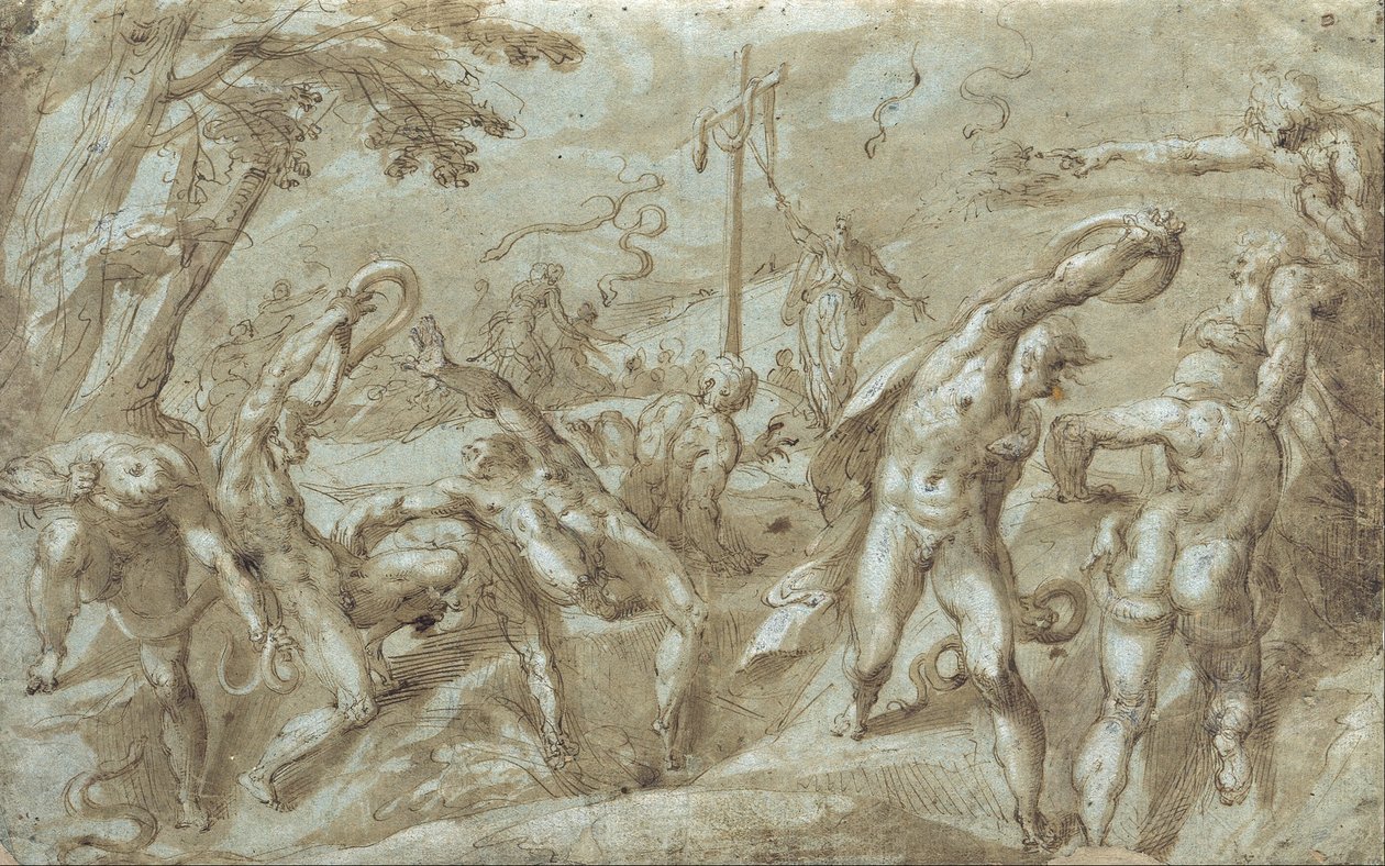 The Brazen Serpent by Hans Speckaert