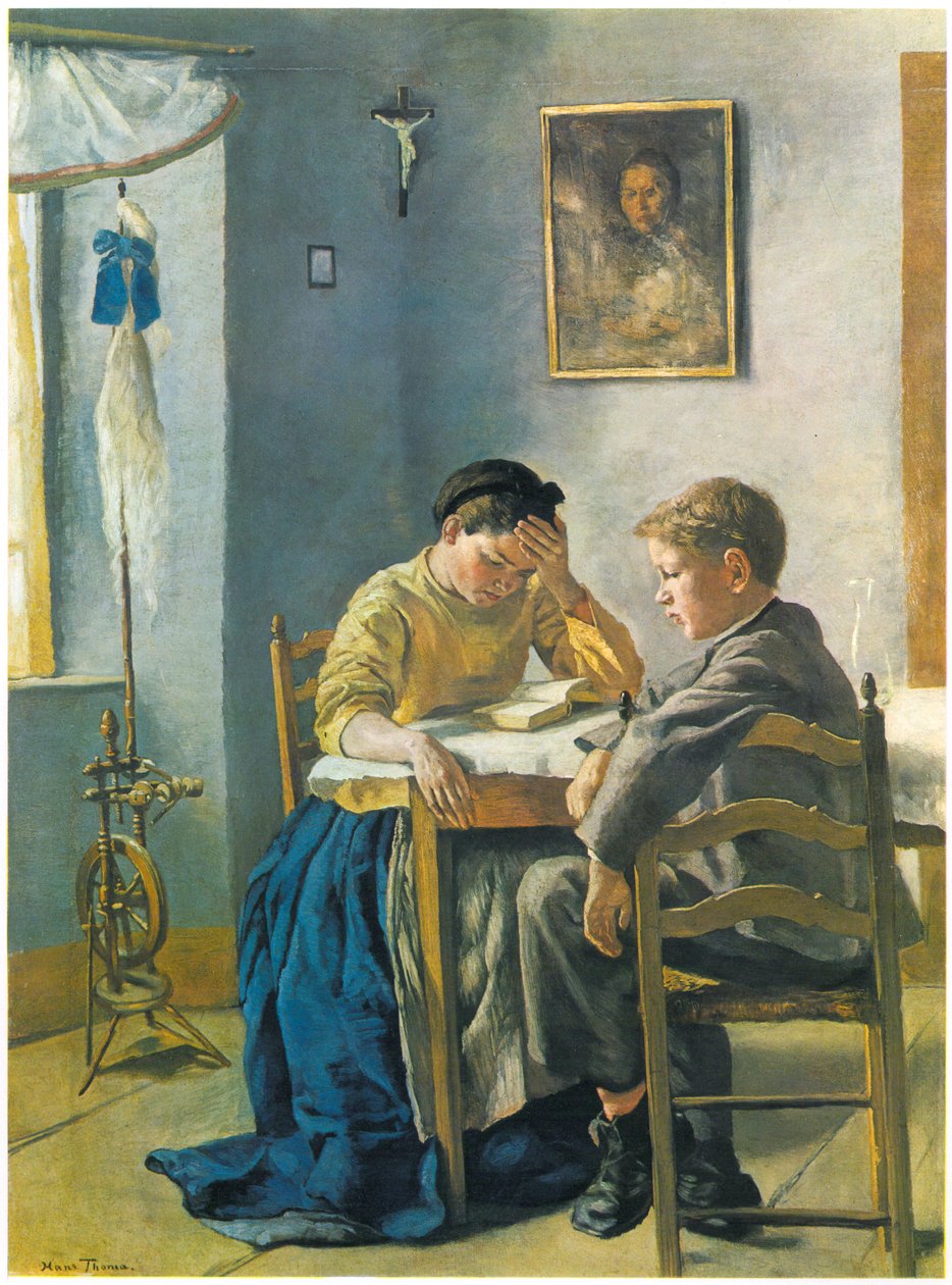 The Siblings by Hans Thoma