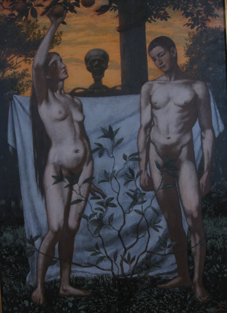 Adam and Eve by Hans Thoma