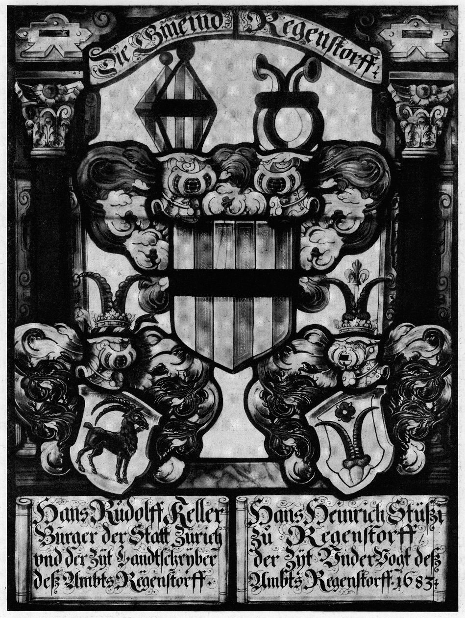 Heraldic Panel by Hans Wilhelm Wolf