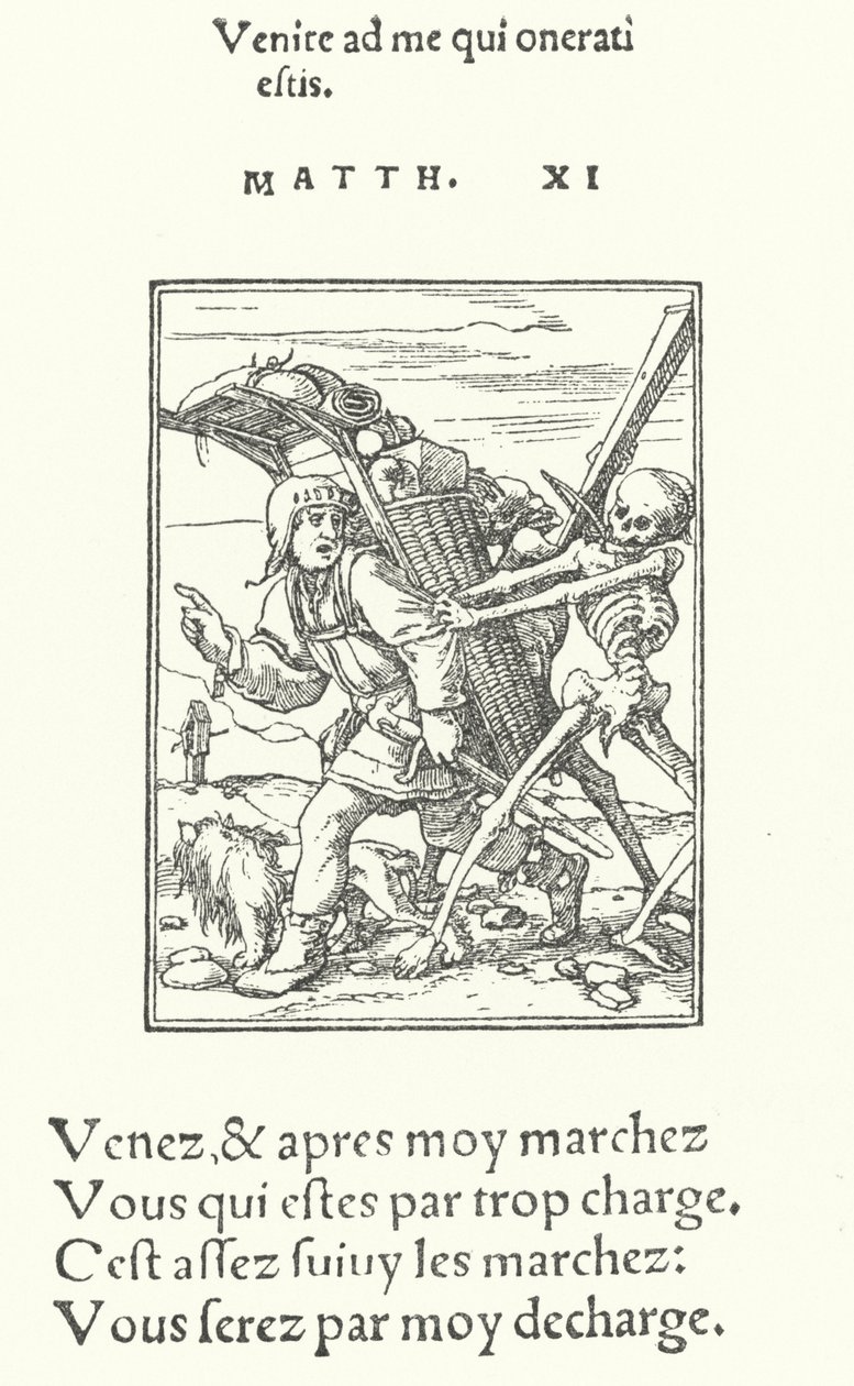 The Pedlar (engraving) by Hans (after) Holbein the Younger