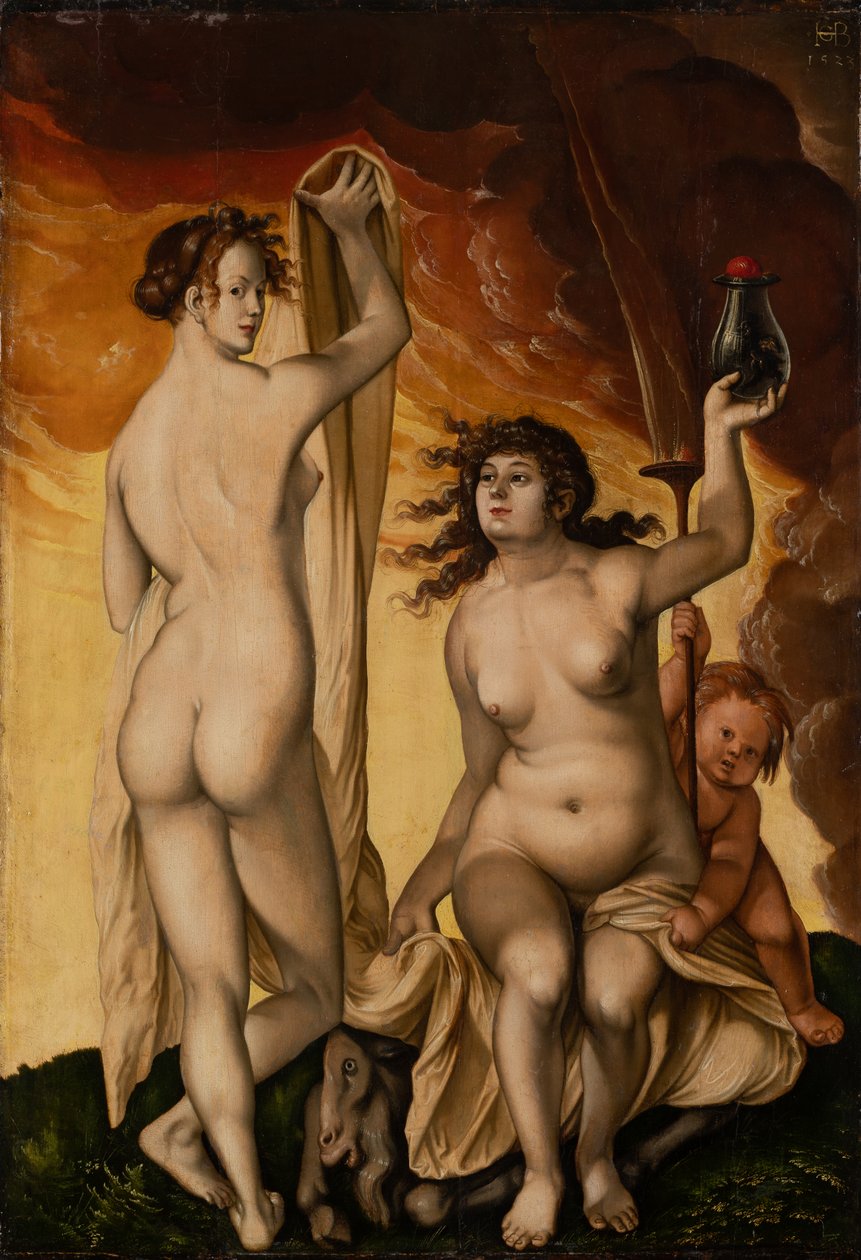 Two Witches by Hans Baldung Grien
