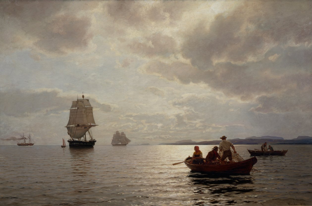 From Oslofjord by Hans Gude