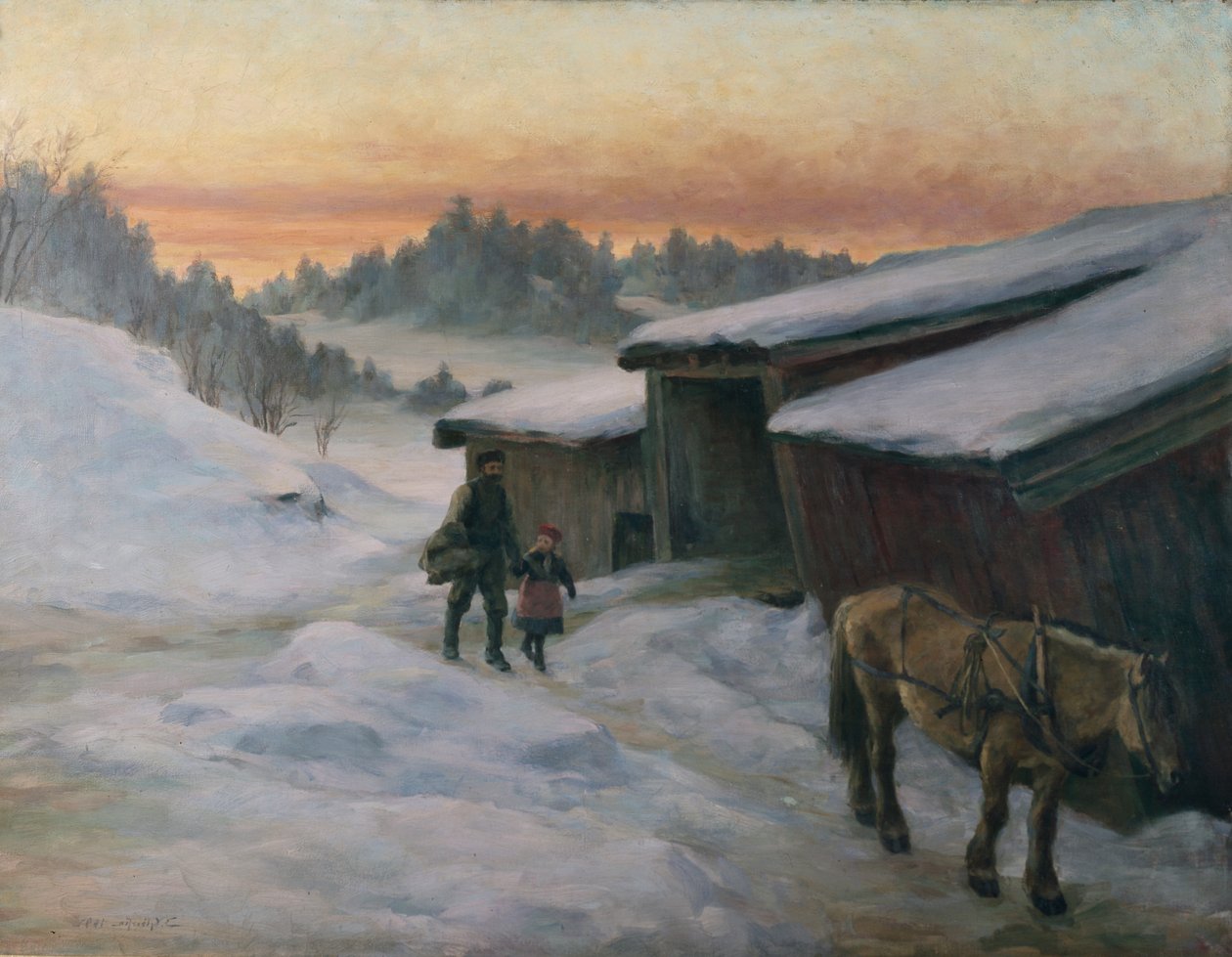 From Sandviken by Hans Gude