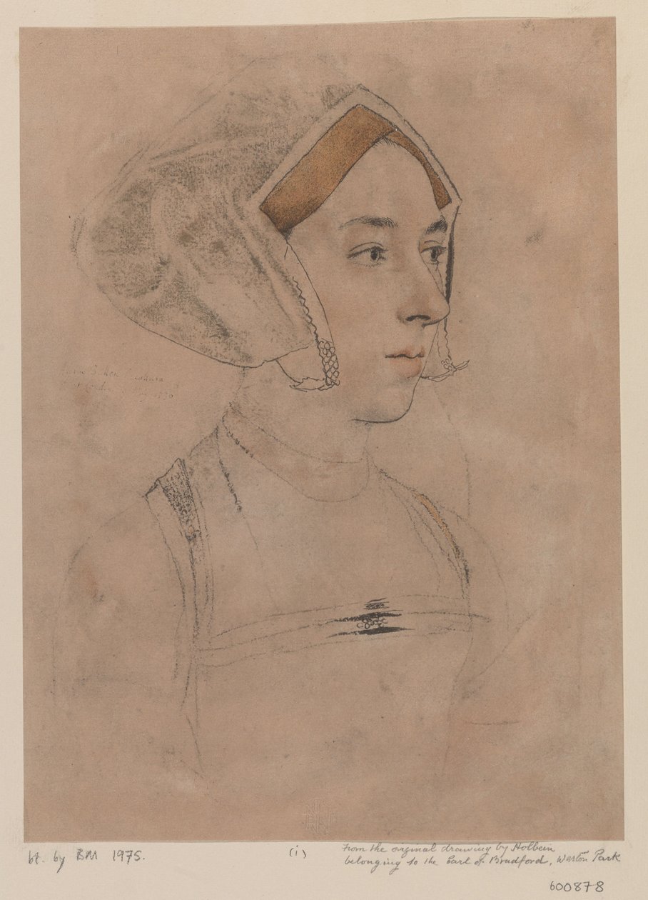 Anne Boleyn by Hans, Holbein