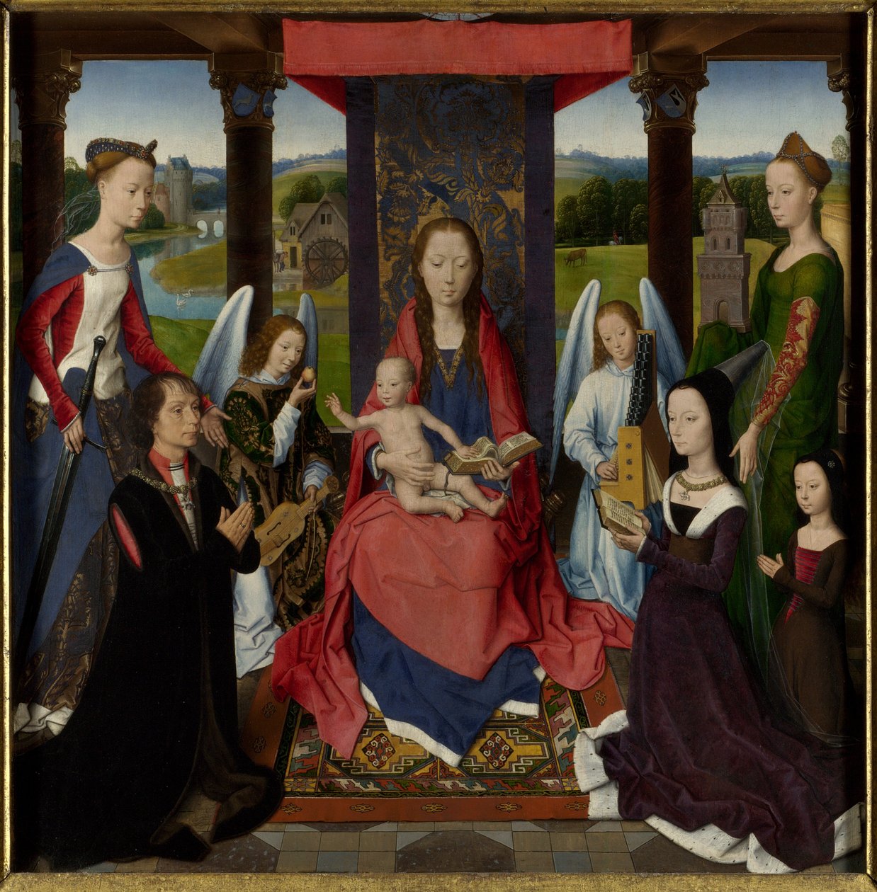 The Donne Triptych by Hans Memling