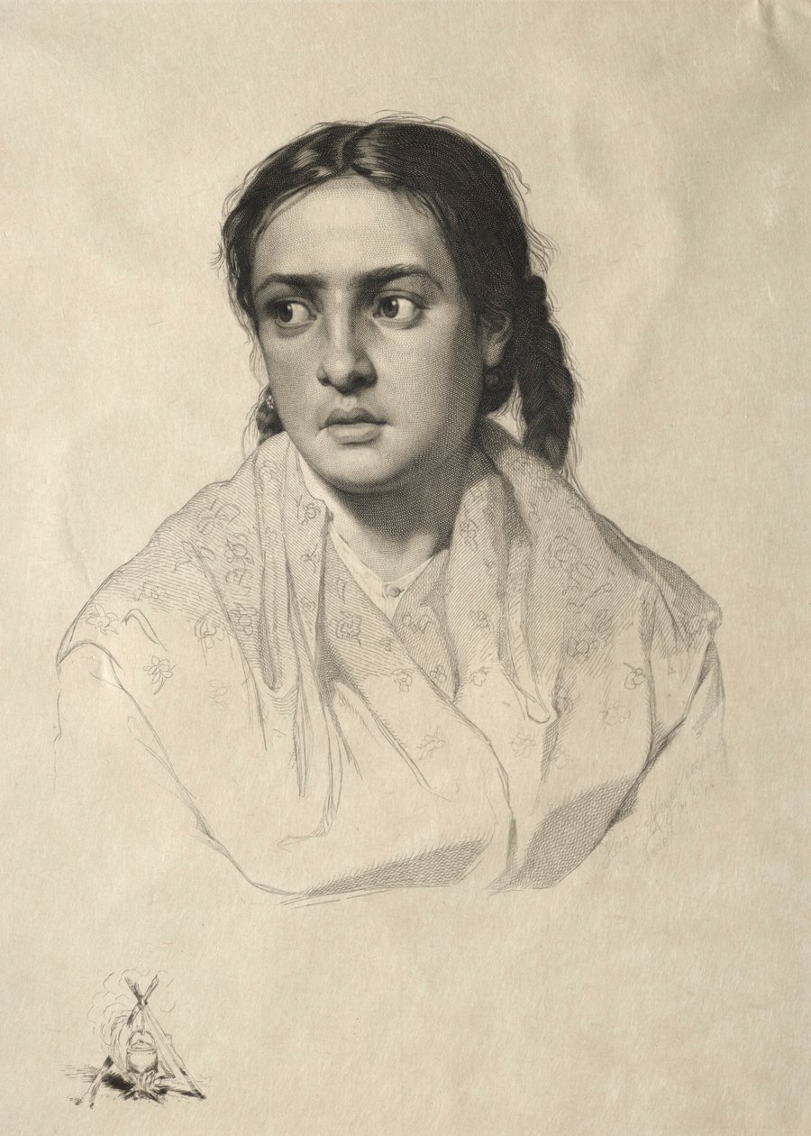 Head of a Girl by Hans Meyer